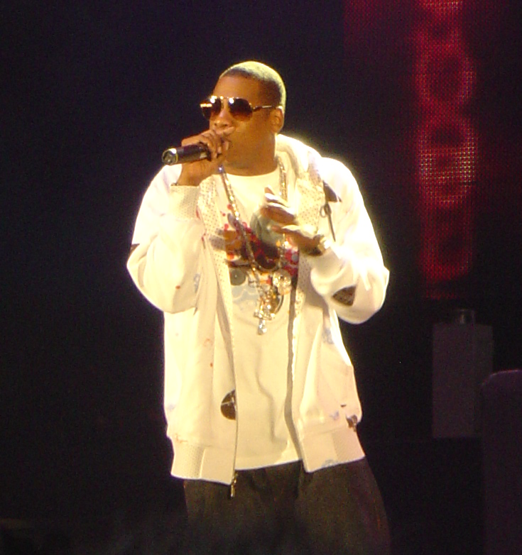 "Jay-Z concert (cropped)" by i am guilty - JAY-Z, original resolution. Licensed under CC BY-SA 2.0 via Wikimedia Commons - http://commons.wikimedia.org/wiki/File:Jay-Z_concert_(cropped).jpg#/media/File:Jay-Z_concert_(cropped).jpg